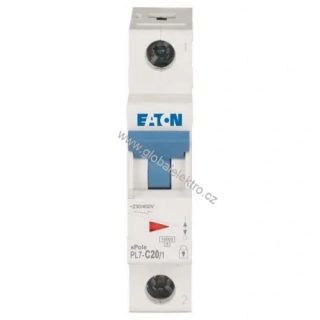 EATON PL7-C20/1 10kA jistič 1pólový 20A