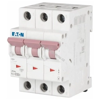 EATON PL7-C32/3 10kA jistič 3pólový 32A