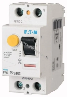 EATON PF6-25/2/003-A 25A chránič proudový