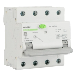 NOARK EX9NL-N 3P+N B16 A 30mA EU chránič proudový kombinovaný 3P 16A